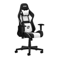 Профессиональное кресло для компьютерных ирг и офиса, черного/белого цвета цена и информация | Офисные кресла | kaup24.ee