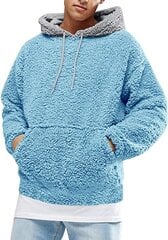 Gemijacka meeste pusa/hoodie, hele-sinine, suurus L цена и информация | Мужские толстовки | kaup24.ee