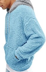 Gemijacka meeste pusa/hoodie, hele-sinine, suurus L цена и информация | Мужские толстовки | kaup24.ee