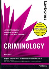 Law Express: Criminology цена и информация | Книги по экономике | kaup24.ee