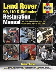 Land Rover 90, 110 & Defender Restoration Manual: Step-by-step guidance for owners and restorers hind ja info | Reisiraamatud, reisijuhid | kaup24.ee