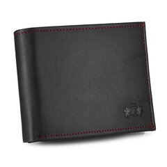 Мужской кошелек Zagatto N054-W BLACK-RED цена и информация | Мужские кошельки | kaup24.ee