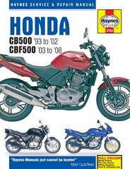 Honda CB500 & CBF500 (93 - 08) hind ja info | Reisiraamatud, reisijuhid | kaup24.ee