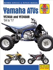 Yamaha Yfz450/450r Atv, 2004-2017 Haynes Repair Manual цена и информация | Путеводители, путешествия | kaup24.ee