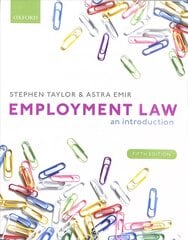 Employment Law: An Introduction 5th Revised edition цена и информация | Книги по экономике | kaup24.ee