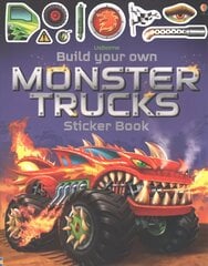 Build Your Own Monster Trucks Sticker Book цена и информация | Книги для малышей | kaup24.ee