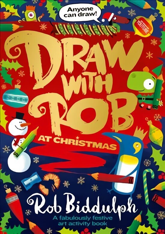 Draw with Rob at Christmas hind ja info | Väikelaste raamatud | kaup24.ee