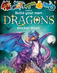 Build Your Own Dragons Sticker Book hind ja info | Väikelaste raamatud | kaup24.ee