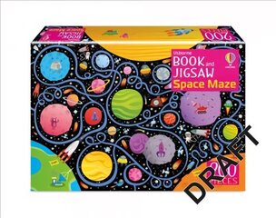 Book and Jigsaw Space Maze hind ja info | Väikelaste raamatud | kaup24.ee