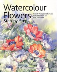 Watercolour Flowers Step-by-Step hind ja info | Tervislik eluviis ja toitumine | kaup24.ee