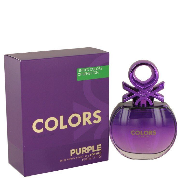 Benetton Colors Purple Woman EDT naistele 80 ml цена и информация | Naiste parfüümid | kaup24.ee