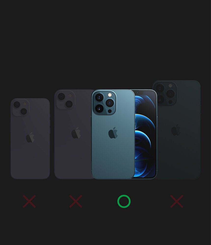 Telefoniümbris Ringke Fusion X durable PC Case with TPU Bumper for iPhone 13 Pro black (FX550E55), must цена и информация | Telefoni kaaned, ümbrised | kaup24.ee