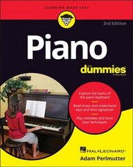 Piano For Dummies, 3rd Edition: 4th Edition 3rd Edition hind ja info | Õpikud | kaup24.ee