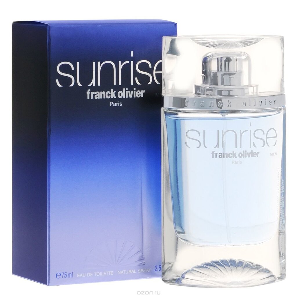 Tualettvesi Franck Olivier Sunrise EDT meestele 75 ml цена и информация | Meeste parfüümid | kaup24.ee