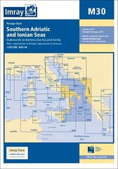 Imray Chart M30: Dubrovnik to Kerkira (Corfu) & Sicilia Revised edition цена и информация | Книги о питании и здоровом образе жизни | kaup24.ee