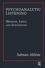 Psychoanalytic Listening: Methods, Limits, and Innovations цена и информация | Книги по социальным наукам | kaup24.ee