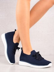 Темно-синие кроссовки на шнуровке цена и информация | Спортивная обувь, кроссовки для женщин | kaup24.ee