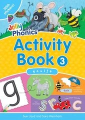 Jolly Phonics Activity Book 3: in Precursive Letters (British English edition) UK ed., g,o,u,l,f,b hind ja info | Noortekirjandus | kaup24.ee