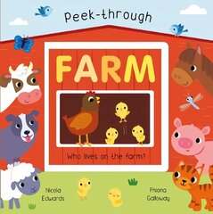 Peek-Through Farm hind ja info | Väikelaste raamatud | kaup24.ee