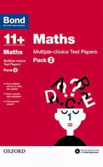 Bond 11plus: Maths: Multiple-choice Test Papers: Pack 2, Pack 2 hind ja info | Noortekirjandus | kaup24.ee