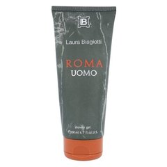 Dušigeel Laura Biagiotti Roma Uomo meestele 200 ml цена и информация | Парфюмированная косметика для мужчин | kaup24.ee