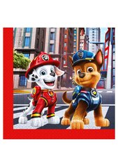 Pabersalvrätikud "Paw Patrol: The Movie" 33 x 33 cm, 20 tk 93388 цена и информация | Праздничная одноразовая посуда | kaup24.ee