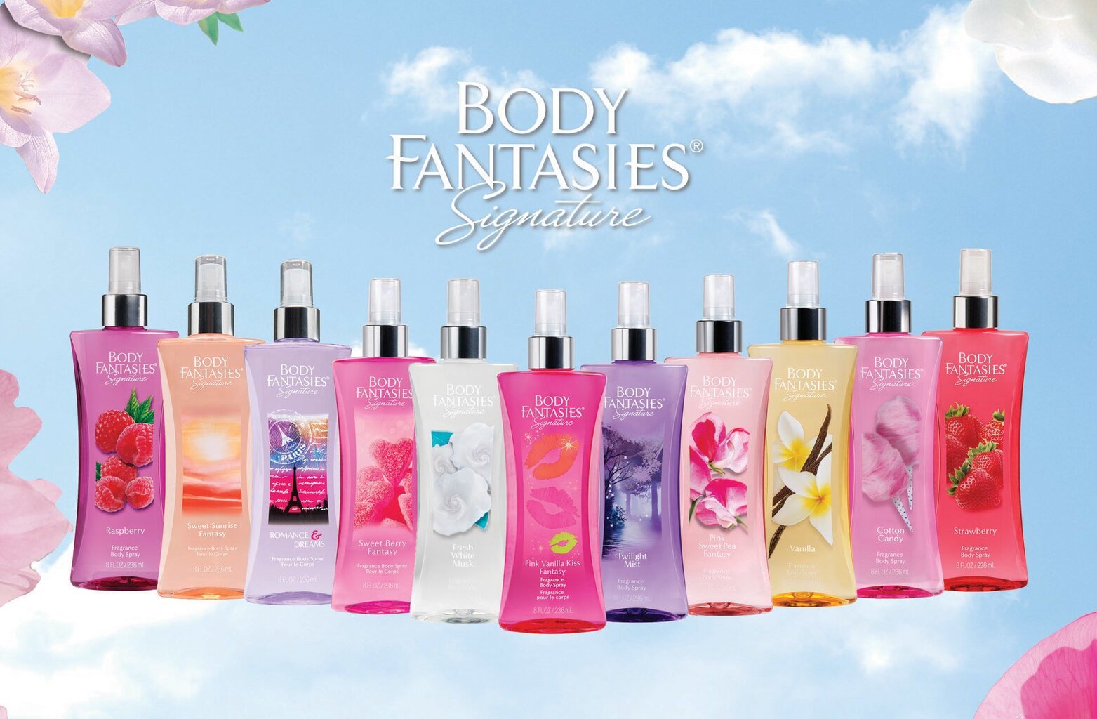 Kehasprei Body Fantasies Vanilla 94 ml цена и информация | Lõhnastatud kosmeetika naistele | kaup24.ee