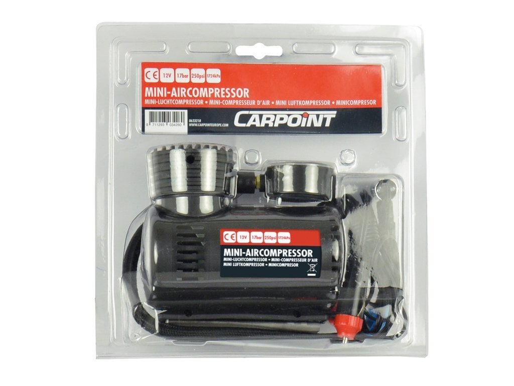 Auto Õhukompressor 12V 250Psi/17Bar Carpoint 0623218 цена и информация | Lisaseadmed | kaup24.ee