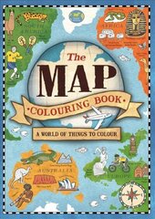 Map Colouring Book: A World of Things to Colour цена и информация | Книги для малышей | kaup24.ee