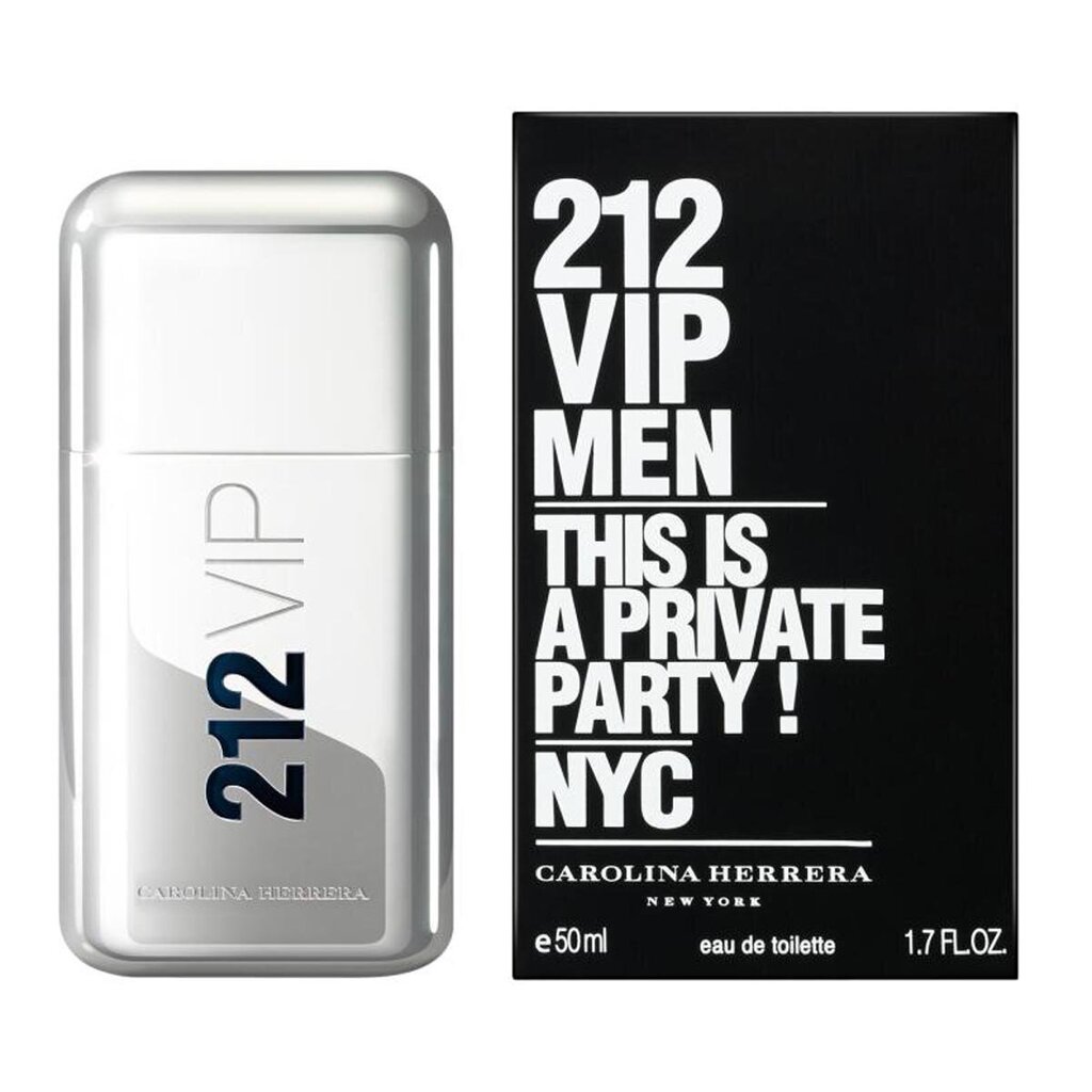 Carolina Herrera 212 VIP Men EDT meestele 50 ml цена и информация | Meeste parfüümid | kaup24.ee