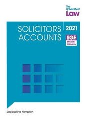 SQE - Solicitors Accounts hind ja info | Majandusalased raamatud | kaup24.ee