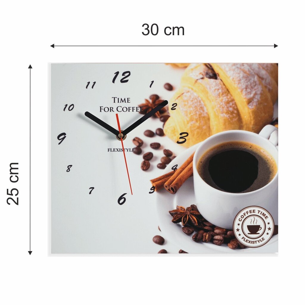 Seinakell koos trükiga Kohvi aeg 7 hind ja info | Kellad | kaup24.ee