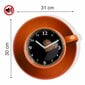 Seinakell koos trükiga Kohvi tass, oranž hind ja info | Kellad | kaup24.ee