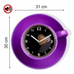 Настенные часы с печатью Кружка кофе цена и информация | Часы | kaup24.ee