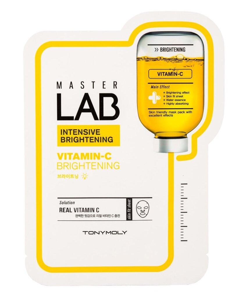 Pemendav nöomask C-vitamiiniga Tonymoly Master Lab Intensive Brightening 19 g hind ja info | Näomaskid, silmamaskid | kaup24.ee