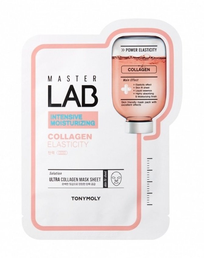 Pinguldav näomask kollageeniga Tonymoly Master Lab Collagen hind ja info | Näomaskid, silmamaskid | kaup24.ee