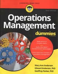 Operations Management For Dummies, 2nd Edition 2nd Edition цена и информация | Книги по экономике | kaup24.ee