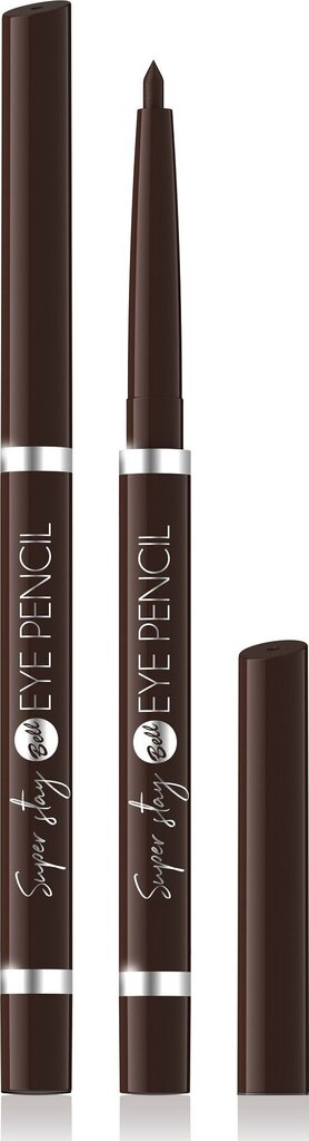 Silmapliiats Bell Eye liner Super Stay Eye Pencil No 03 brown цена и информация | Ripsmetušid, lauvärvid, silmapliiatsid, seerumid | kaup24.ee