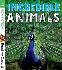 Read with Oxford: Stage 4: Non-fiction: Incredible Animals цена и информация | Книги для подростков и молодежи | kaup24.ee