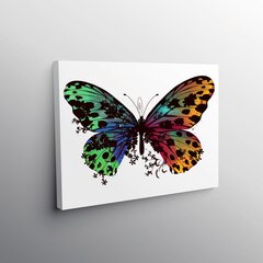 Pilt Pärlmutter liblikas, 30x30 cm. hind ja info | Seinapildid | kaup24.ee