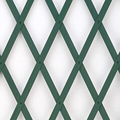 Декоративная раздвижная пластиковая решетка Treplas, зеленый, 1 x 2 м цена и информация | Садовые инструменты | kaup24.ee