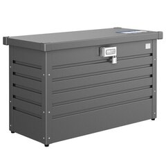 Pakikarp - PAKET BOX metallik tumehall 101x46x61 cm (195L), tumehall metallik цена и информация | Садовые инструменты | kaup24.ee