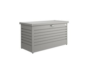 Ящик для хранения LeisureTime Box 130; 134x62x71 см (27 кг) 460 л, серый кварц металлик цена и информация | Садовые инструменты | kaup24.ee