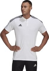 Мужская футболка Adidas Tiro 21 Polo M GM7363, белая цена и информация | Мужские футболки | kaup24.ee