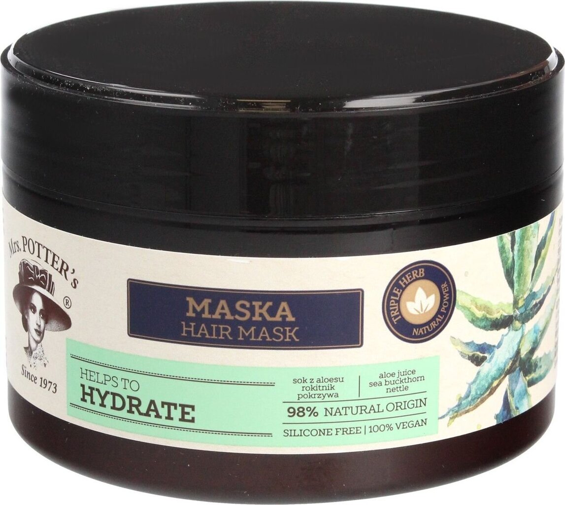 Juuksemask Mrs Potters Triple Herb Hydrate 230ml hind ja info | Maskid, õlid, seerumid | kaup24.ee