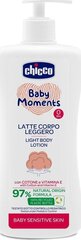 Легкое молочко для тела Chicco Baby Moments Light Body Milk, 500 мл цена и информация | Косметика для мам и детей | kaup24.ee