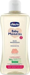 Детское массажное масло Chicco Baby Moments Oil Bottle, 200 мл цена и информация | Косметика для мам и детей | kaup24.ee