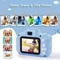 Laste fotoaparaat-digikaamera FantasyHome, sinine hind ja info | Poiste mänguasjad | kaup24.ee