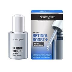 Интенсивная ночная сыворотка для лица Neutrogena Retinol Boost+ 30 мл цена и информация | Сыворотки для лица, масла | kaup24.ee