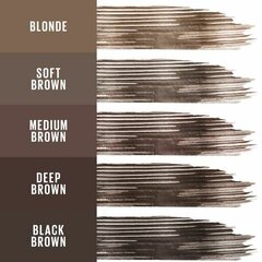 Maybelline Tatto Brow kulmugeel 6 ml, 260 Deep Brown цена и информация | Карандаши, краска для бровей | kaup24.ee